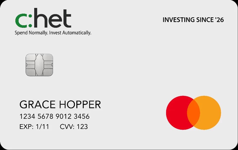 C:HET Card — front, green metal card